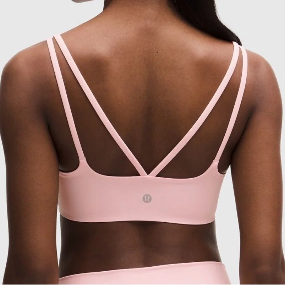 NWT Lululemon Like a Cloud Double Strap Bra Light Support B/C Cup Size 6 Pink - Picture 2 of 6